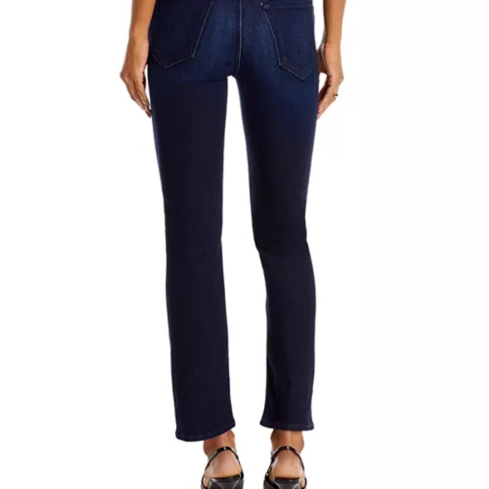 MOTHER The Dazzler Mid Rise Ankle Straight Jeans in 'Now or Never'